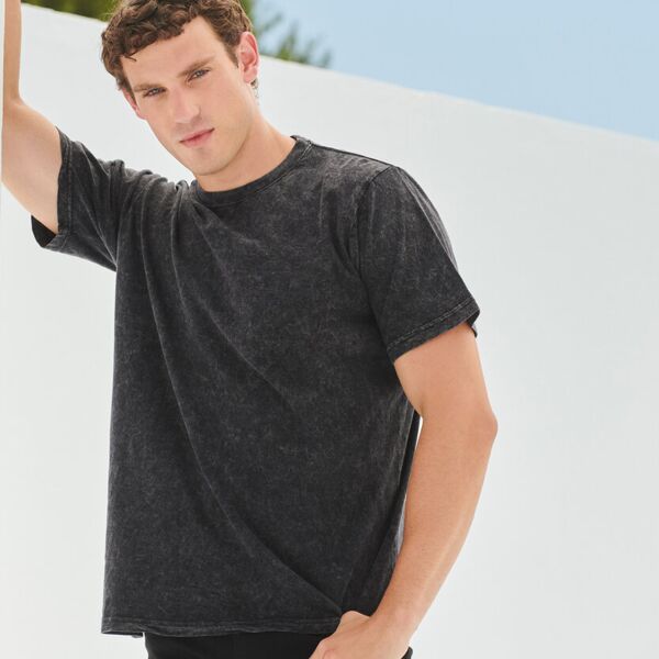 Unisex washed band T Thumbnail