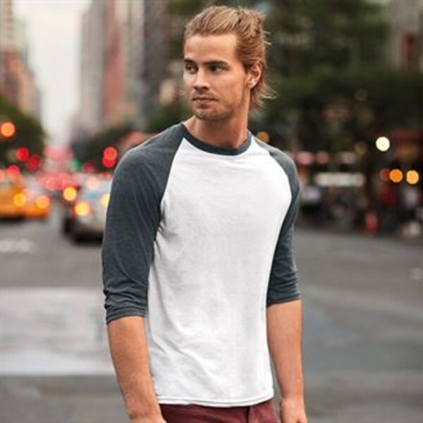 Crossfit Adult tri-blend ¾ sleeve raglan tee Thumbnail